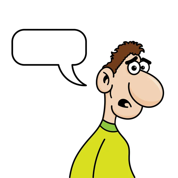 Sorunlu çizgi film adam