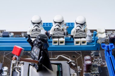 Nonthabure, Tayland - 05 Mayıs 2016: Lego yıldız savaşları fotoğraf çekmek