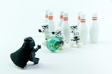 Nonthabure, Tayland - 25 Mayıs 2016: Lego star wars oynamak Bo