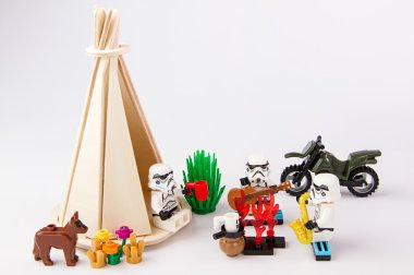 Nonthabure, Tayland - Haziran, 23, 2016: Lego star wars va kamp