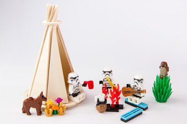 Nonthabure, Tayland - Haziran, 23, 2016: Lego star wars va kamp