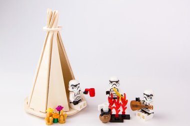 Nonthabure, Tayland - Haziran, 23, 2016: Lego star wars va kamp