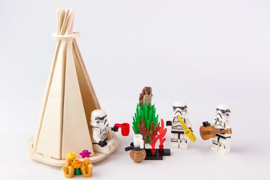 Nonthabure, Tayland - Haziran, 23, 2016: Lego star wars va kamp