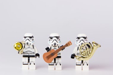 Nonthabure, Tayland - 24 Haziran 2016: Lego star wars müzisyeni. T
