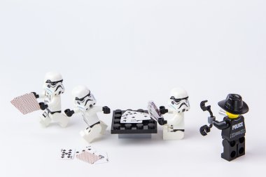 Nonthabure, Tayland - 28 Haziran 2016: Lego star wars ca oynama