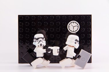 Nonthabure, Tayland - 28 Haziran 2016: Lego star wars çalışma ti