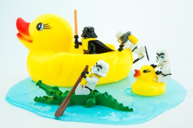 Nonthabure, Tayland - Temmuz, 10, 2016: Lego star wars taşıma 