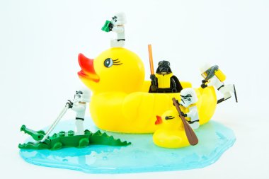 Nonthabure, Tayland - Temmuz, 10, 2016: Lego star wars taşıma 
