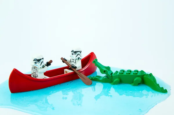 Nonthabure, Thailand-juli, 10, 2016: Lego Star Wars paddle ESC — Stockfoto