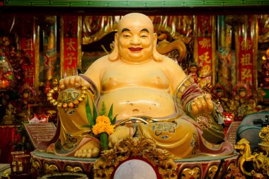 Buda - Çin mutluluk, zenginlik tanrısı gülümseyen ve şanslı