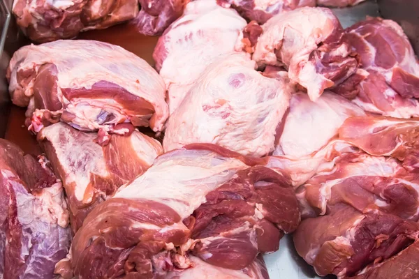 Мясо Свинины Говядины Вид Сверху — стоковое фото