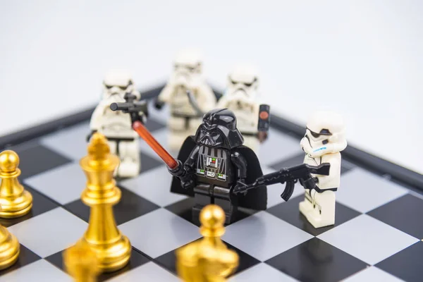 Bangkok Tailandia Noviembre 2020 Lego Star Wars Está Guerra Con — Foto de Stock