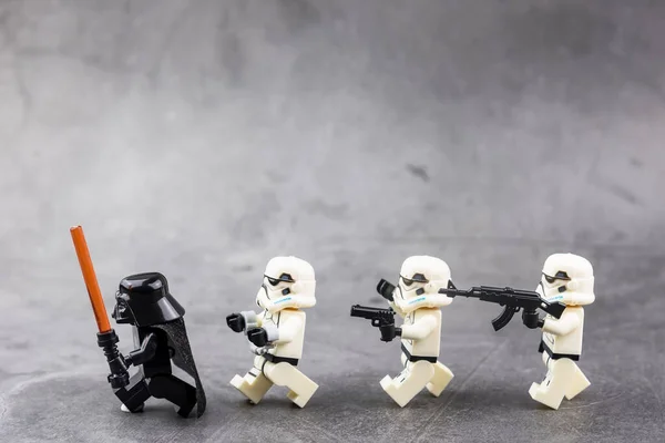 Bangkok Thailand November 2020 Lego Star Wars Storm Troopers Were — Fotografia de Stock