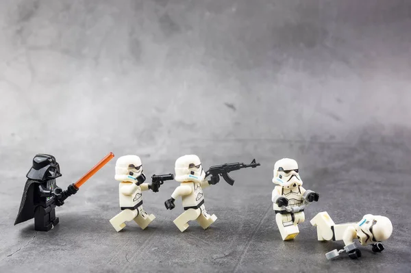 Bangkok Thailand November 2020 Lego Star Wars Storm Troopers Were — Foto de Stock