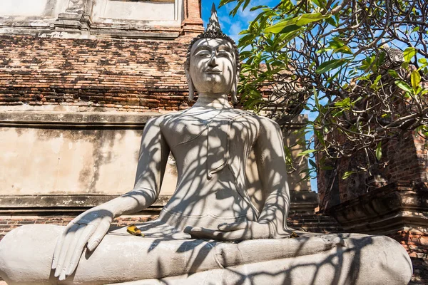 Аюттхая Таиланд Декабря 2020 Года Буддийская Статуя Ват Чай Монгхоне — стоковое фото