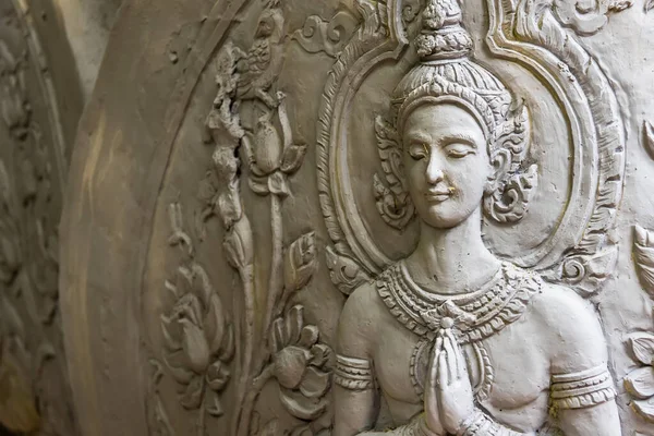 Posąg Buddy Tajskim Stylu Formowania Sztuki — Zdjęcie stockowe