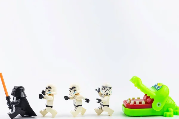 Bangkok Thailand Januari 2021 Lego Star Wars Werd Gebeten Door — Stockfoto