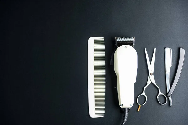 Stylische Professionelle Friseurscheren Haarschneiden Und Ausdünnung Friseurkonzept Schönheitskonzept Konzept Für — Stockfoto