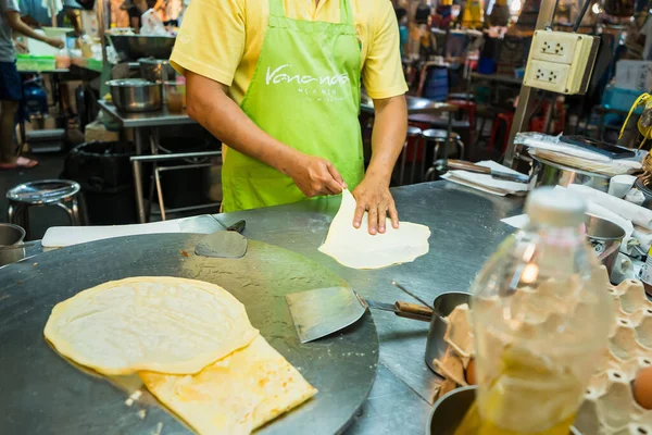 Prachuap Khiri Khan Thailand April 2021 Roti Shop Night Market —  Fotos de Stock