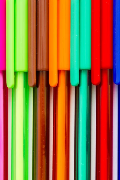 Canetas de tinta coloridas para escrever e desenhar — Fotografia de Stock
