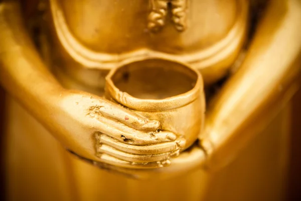 Mão de Buda dourado — Fotografia de Stock