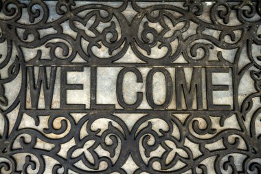 Hoş geldiniz paspas girin