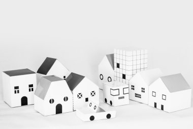 Ev şehir kağıt modeli