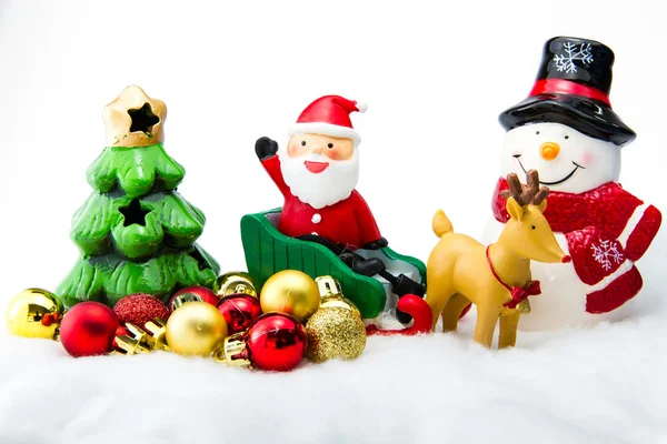 Babbo Natale consegnare la felicità nel giorno di Natale . — Foto Stock