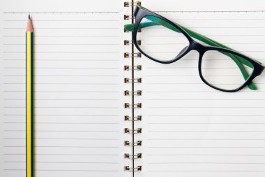 Kitap beyaz kağıt yazmak için.