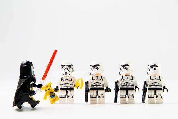 Star Wars filme: Stomtrooper em pé na fila — Fotografia de Stock