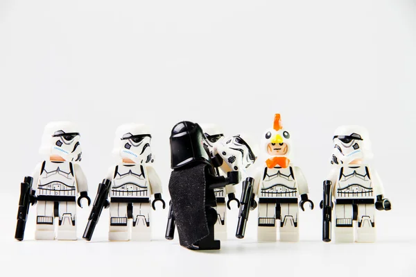 Película de Star Wars: Stomtrooper haciendo cola — Foto de Stock
