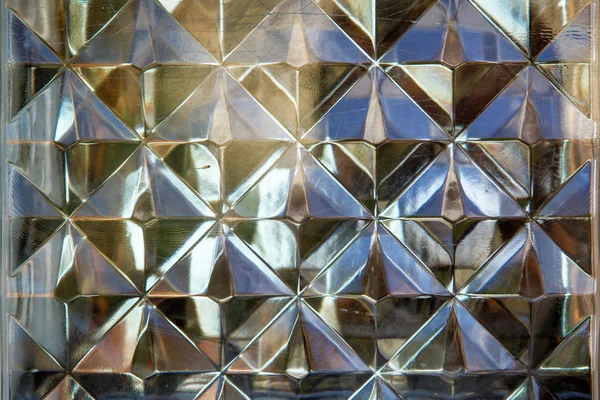 抽象的なテクスチャ背景としてガラス レンガ壁フラグメント — ストック写真