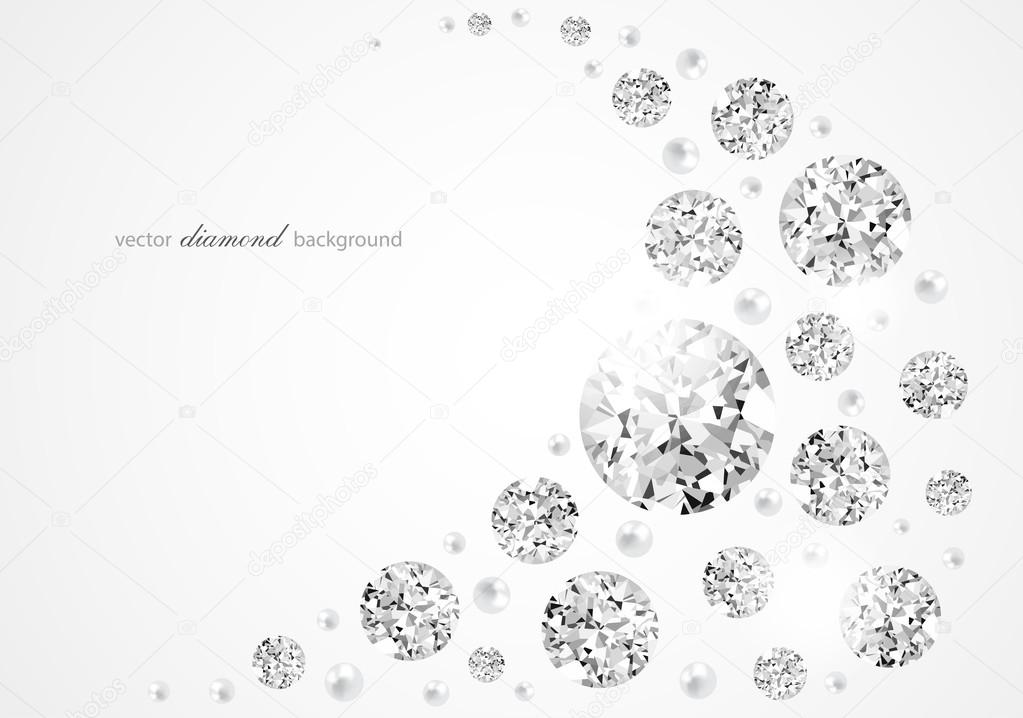 Diamond abstract illustration