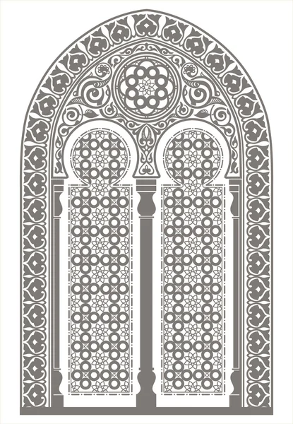 Ornamento árabe — Vetor de Stock