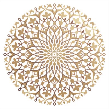 Islamic floral pattern clipart