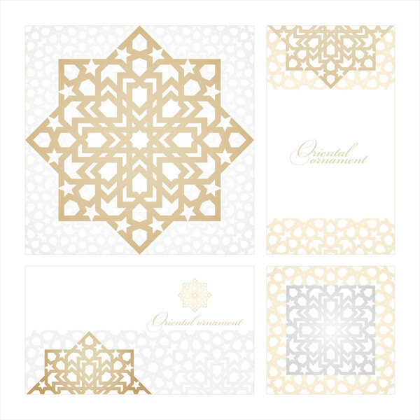 Banners collection in oriental style