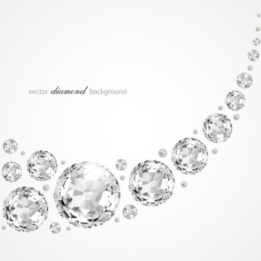 Diamond vector illustration clipart