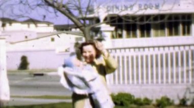 Güneş zevk bebek ile anne