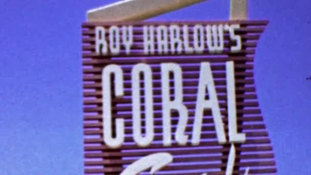 Roy Harlows Coral Sands resort hotel — Αρχείο Βίντεο
