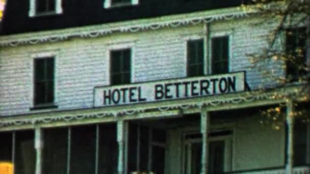 Történelmi Hotel Betterton — Stock videók