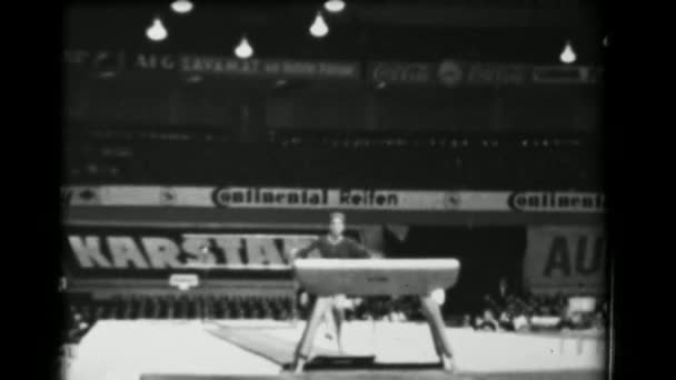 Larisa Petrik en el 16º Campeonato Mundial de Gimnasia Artística — Vídeos de Stock