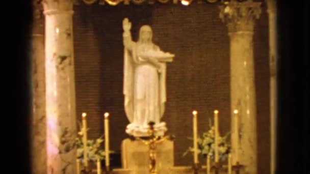 Ένα χώρο προσευχής εκκλησία — Αρχείο Βίντεο