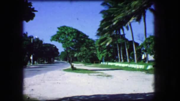 Área de estacionamento praia — Vídeo de Stock