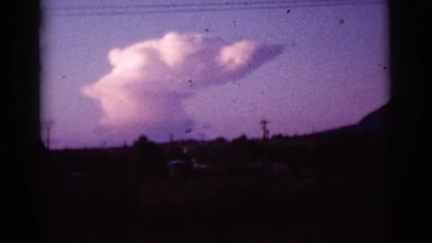 Хмара сцени в Арізоні — стокове відео
