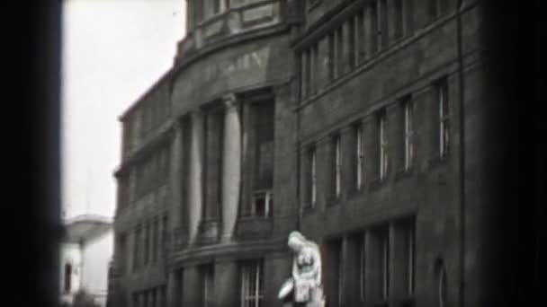 Historic German buildings — Stock video