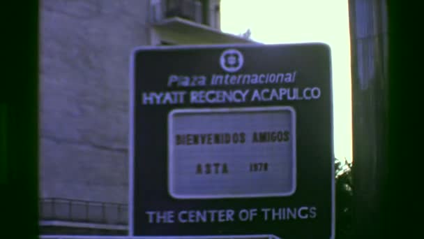 Plaza Internacional Hyatt Regency — Video Stock