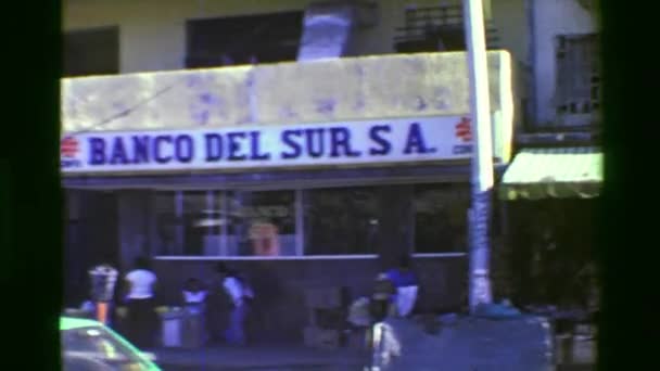 Banco del Sur market shop — стокове відео