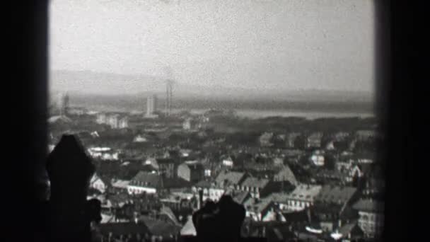 Classic german industrial city — Stock Video