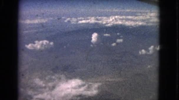 Krajina pohled z letadla — Stock video
