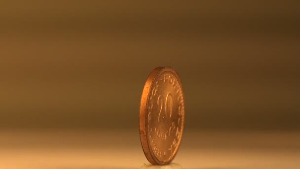 20 centavos Moeda — Vídeo de Stock